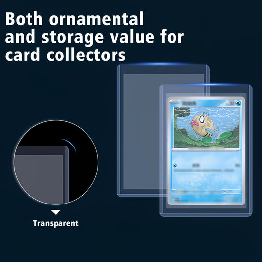 Plastic Protective Sleeves for TCG Cards – 25 Hard Sleeves + 25 Soft Sleeves