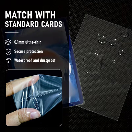 TCG Transparent Soft Sleeves for Trading Cards 100 pcs