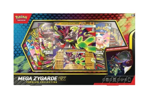 Mega Zygarde ex Premium Collection with 8 Booster Packs