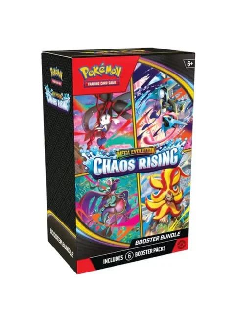Mega Evolution—Chaos Rising Booster Bundle (6 Booster Packs)