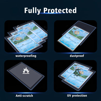 Plastic Protective Sleeves for TCG Cards – 25 Hard Sleeves + 25 Soft Sleeves