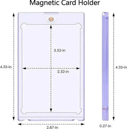 Acrylic Magnetic 35PT Trading Card Protector