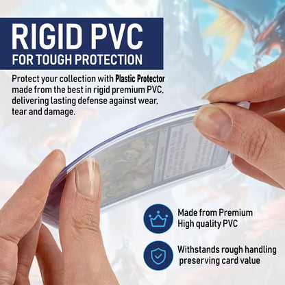 Plastic Protective Sleeves for TCG Cards – 25 Hard Sleeves + 25 Soft Sleeves