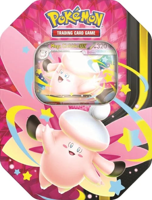 Pokémon TCG: Mega Moonlit Tin – Mega Clefable ex.
