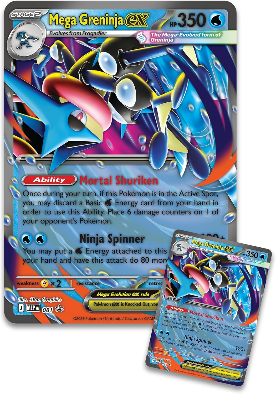 Mega Greninja ex Premium Collection