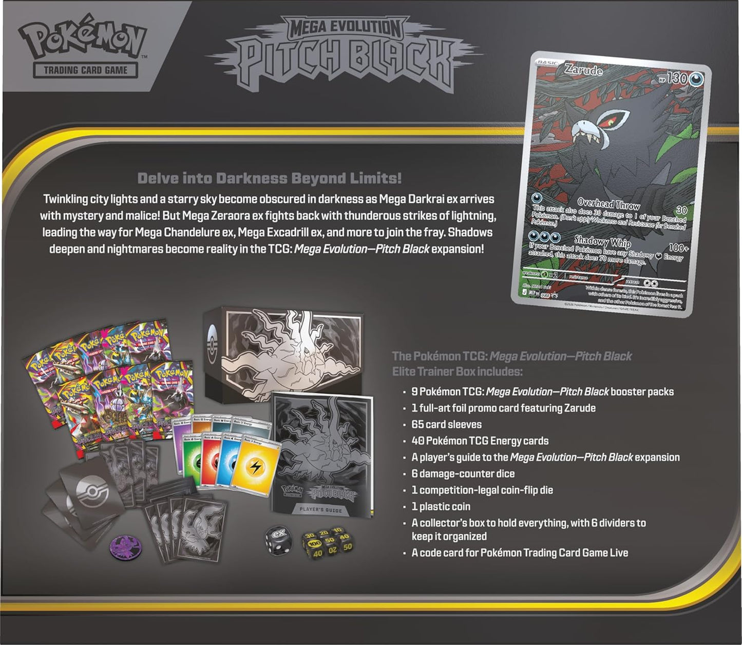 Mega Evolution—Pitch Black Elite Trainer Box