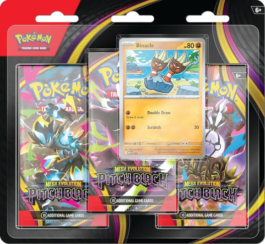 Pokémon TCG: Mega Evolution – Pitch Black 3 Booster Pack Blister