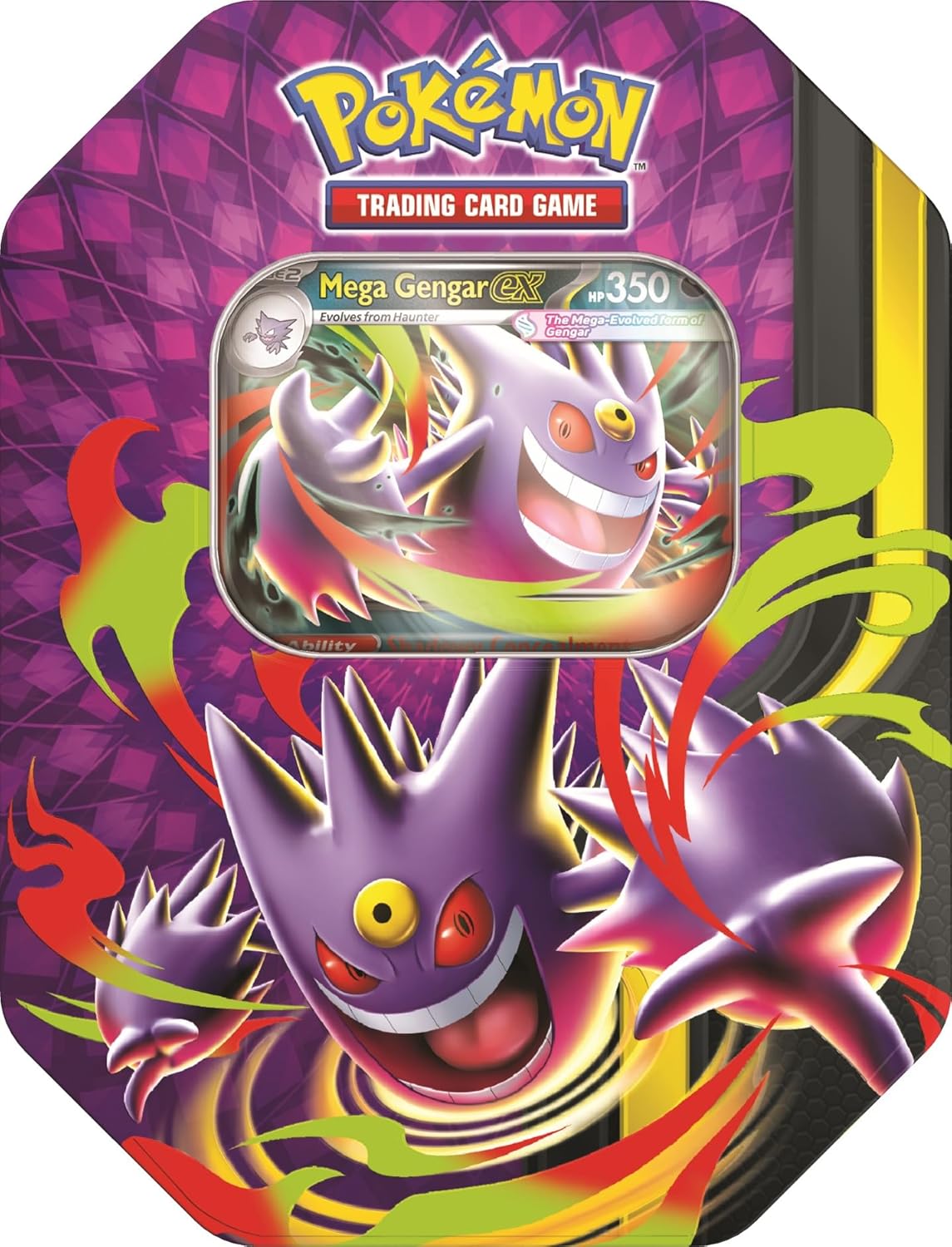 Pokémon TCG: Mega Moonlit Tin – Mega Gengar ex