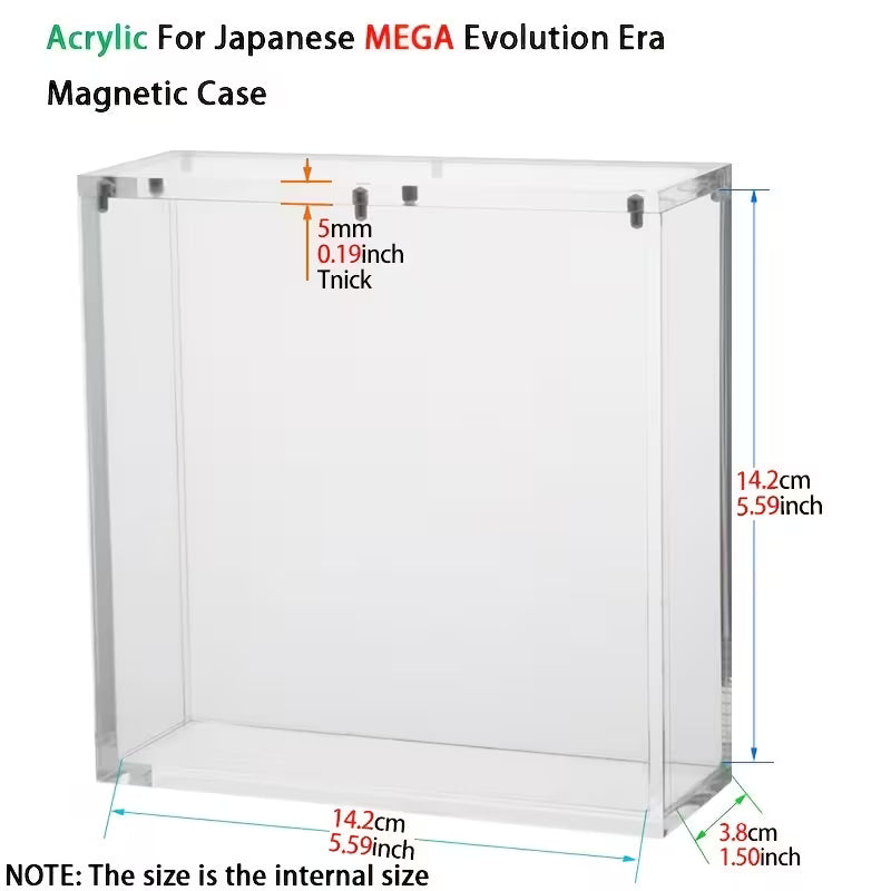 Magnetic Acrylic Display Case for Japanese Booster Box
