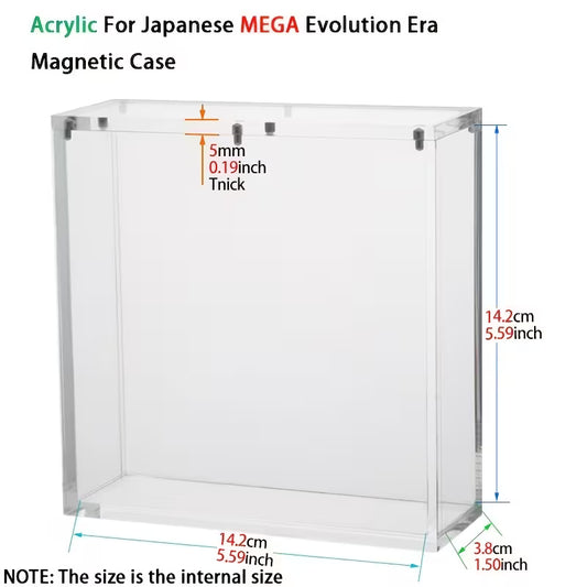 Magnetic Acrylic Display Case for Japanese Booster Box