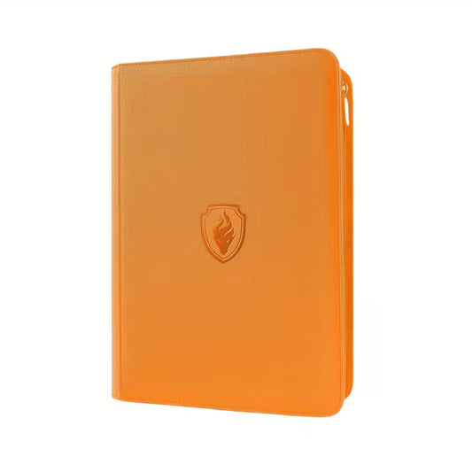 Premium 9 Pocket Card Binder for 360 Cards - Orange
