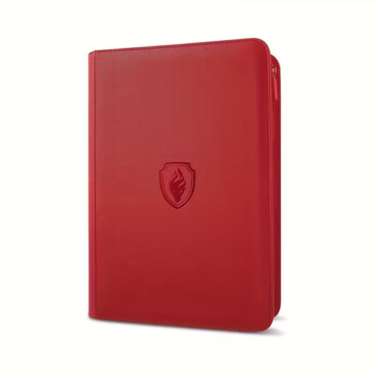 Premium 9 Pocket Card Binder for 360 Cards - Red